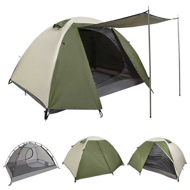 Ultralight 2 Person Backpacking Tent Double Layer Camping Tent