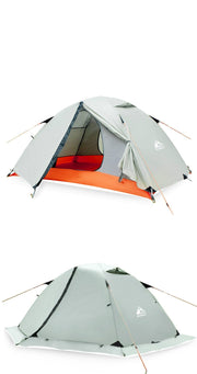 Outdoor mountaineering professional double tent set ultra light snow skirt tent