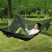 Portable Tourist Tent Multi-Person Triangular Hammock Garden Swing Tent