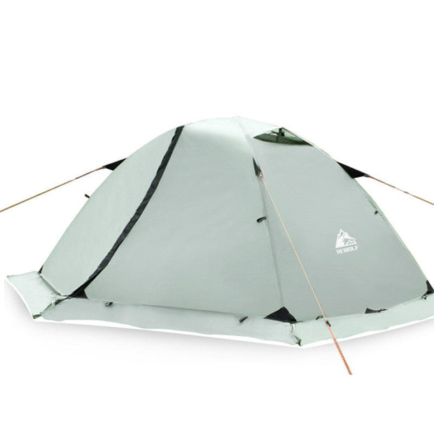 Outdoor mountaineering professional double tent set ultra light snow skirt tent