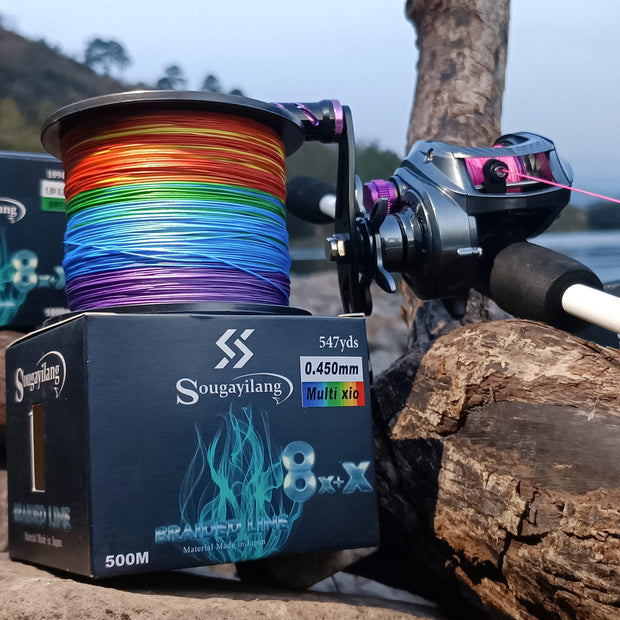 9 Strands PE Fishing Line Raid Fishing Line 300M 500M 1000M Multifilament Fishing Wire Carp