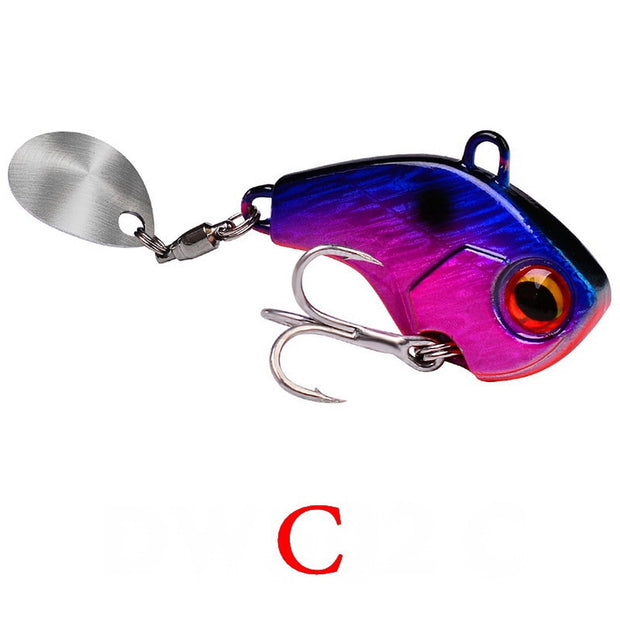 Fishing Lures Wobble Rotating Metal Vibration Bait