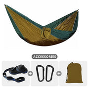 Camping Hammock For Single 220x100cm Outdoor Parachute Hammock Swing Travel