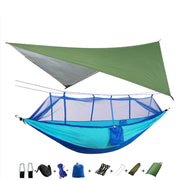 Lightweight Portable Camping Hammock Waterproof Mosquito Net Hammock Canopy 210T Nylon