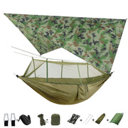 Lightweight Portable Camping Hammock Waterproof Mosquito Net Hammock Canopy 210T Nylon