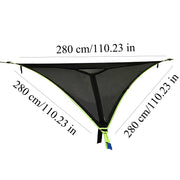 Portable Tourist Tent Multi-Person Triangular Hammock Garden Swing Tent