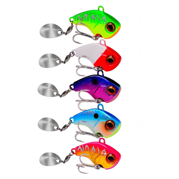 Fishing Lures Wobble Rotating Metal Vibration Bait