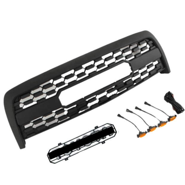 Off-road grille for Toyota Tundra with integrated LEDs