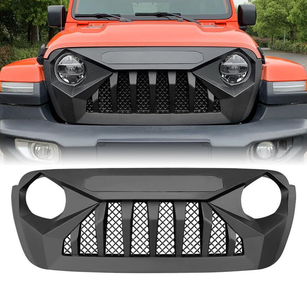 Jeep Wrangler JL 4th Generation Front Demon Mesh Grill