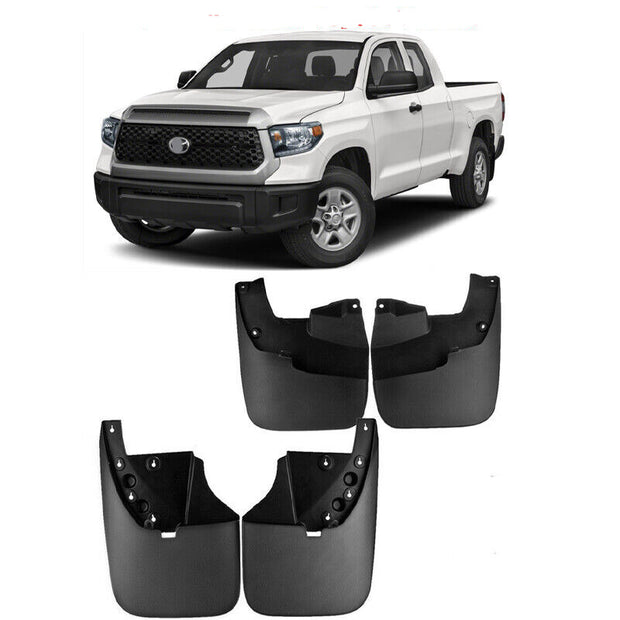 New Set Splash Guards Mud Flaps Mud Guards For 2007-2021 2nd Gen Toyota Tundra