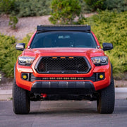 Raptor Style Matte Black Grille w/3 LED Lights - 2016+ Toyota Tacoma